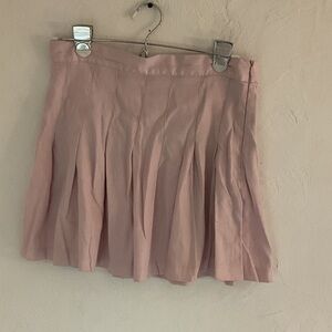 Ardene Pleated Skater Skirt, Size M, Pink